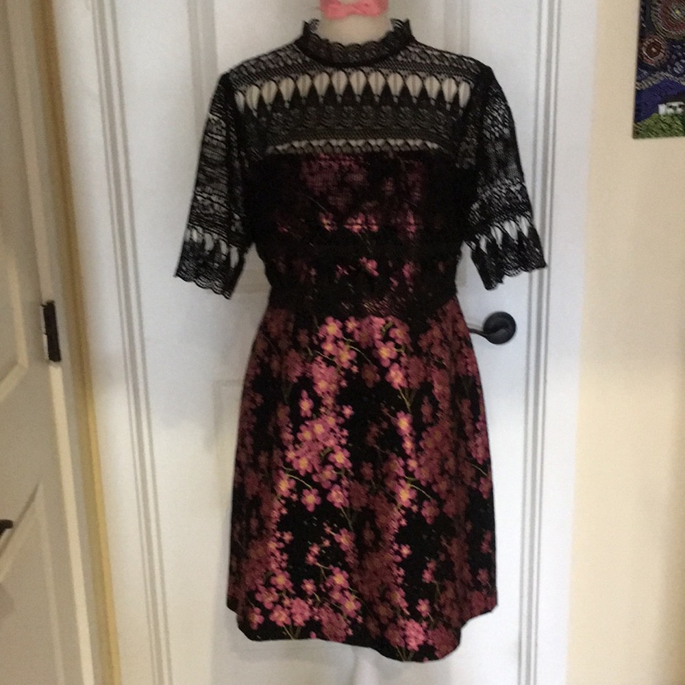 Topshop jacquard dress